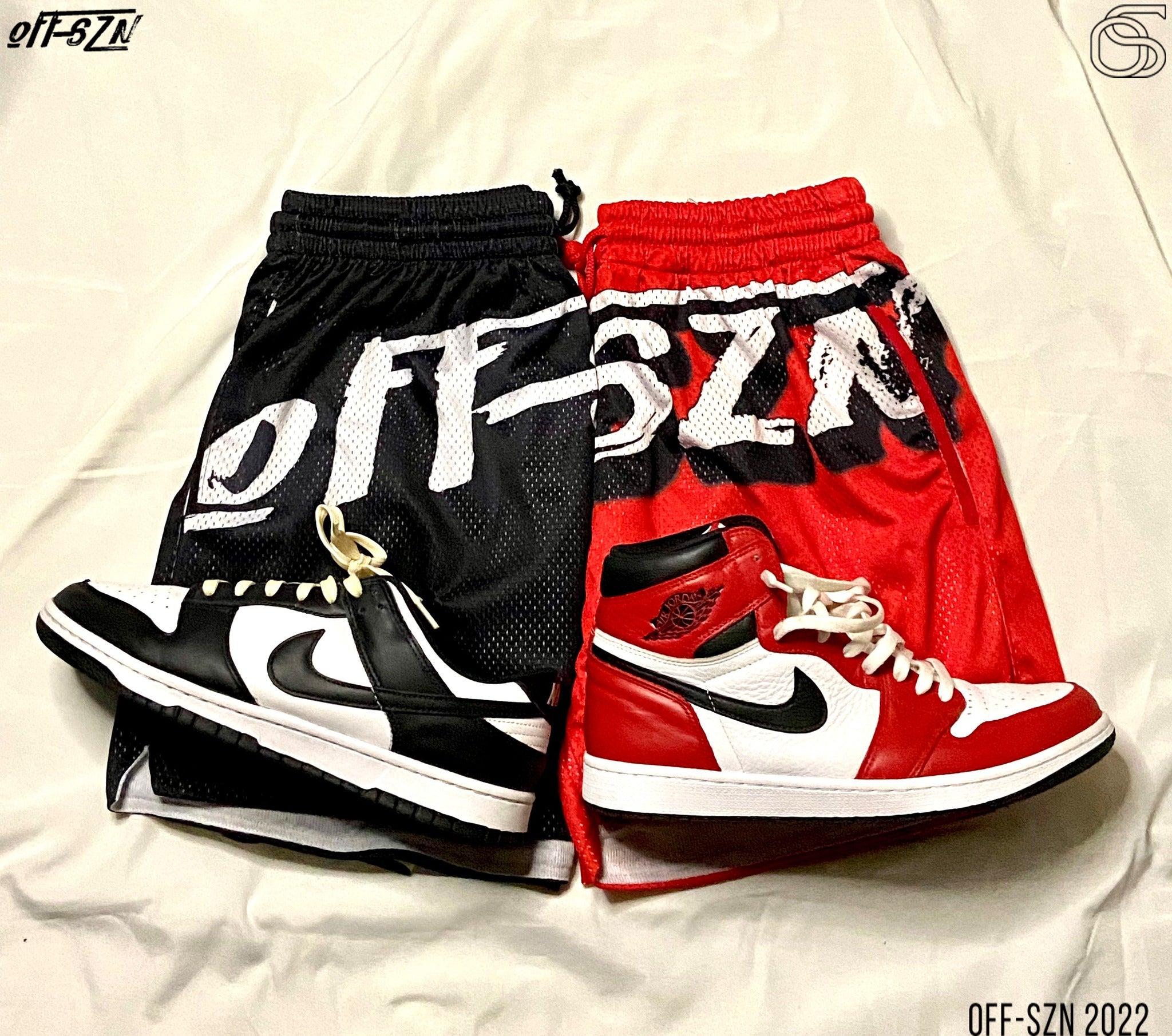 OFFSZN Big Logo Mesh Shorts