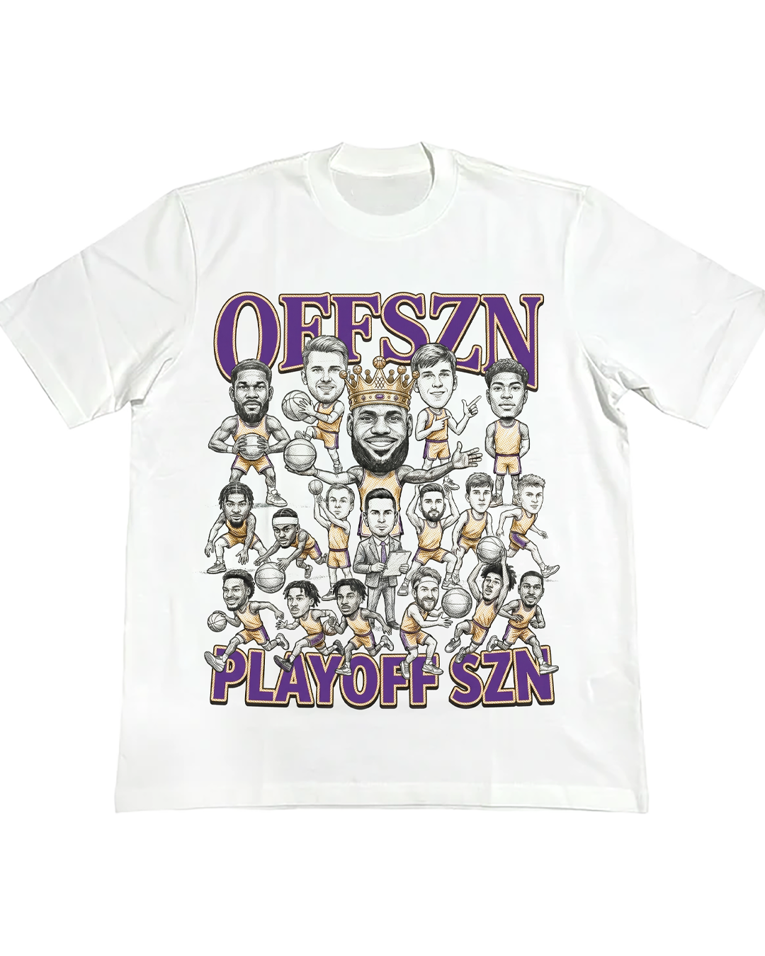 'Purple & Gold' Tee