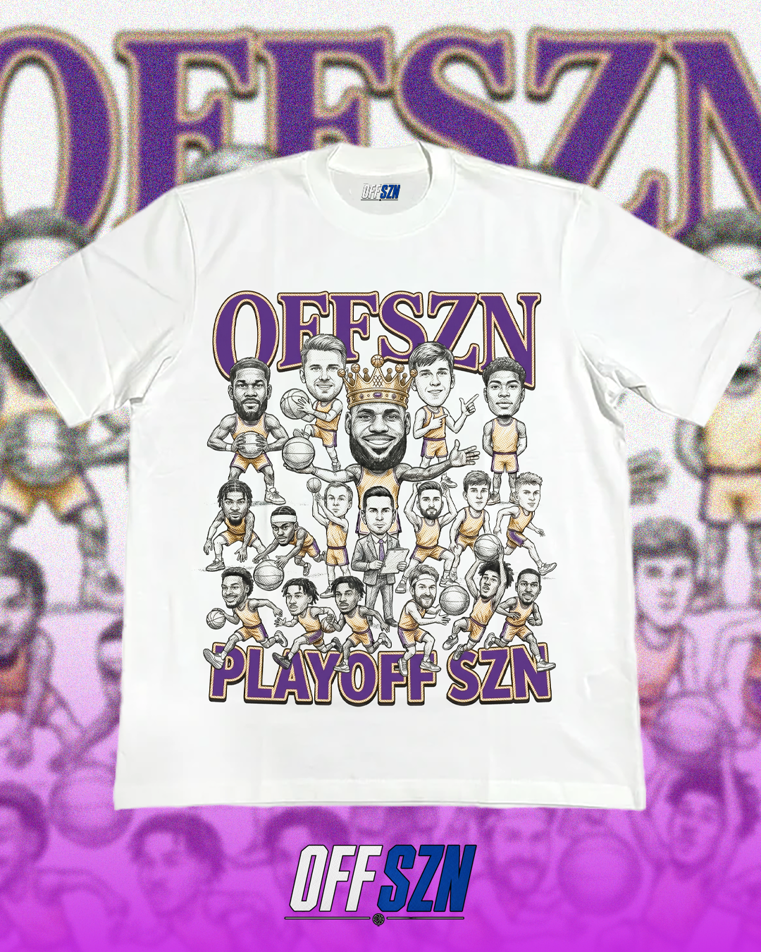 'Purple & Gold' Tee